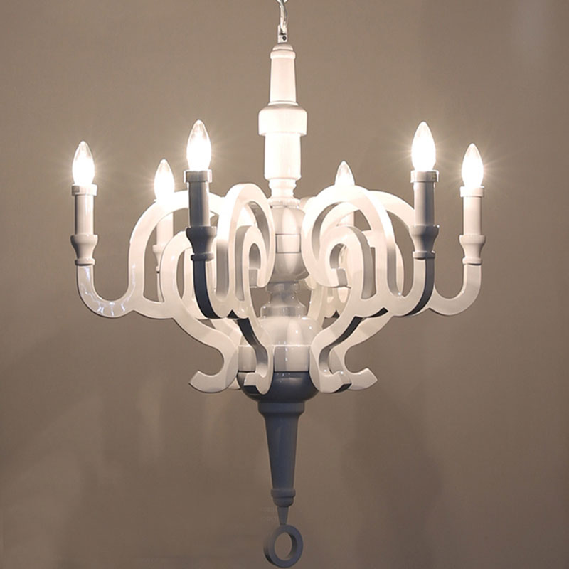 white/black moooi paper lustre wooden chandelier led lamps 5 lights for modern living room dinning room e14 bulbs d500mm