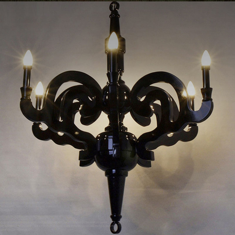 white/black moooi paper lustre wooden chandelier led lamps 5 lights for modern living room dinning room e14 bulbs d500mm