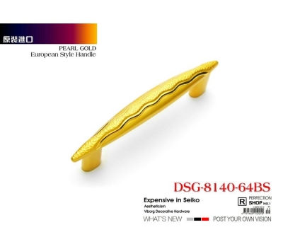 (4 pieces/lot) 64mm Luxury Zinc Alloy Drawer Handles& Cabinet Handles &Drawer Pulls & Cabinet Pulls, DSG-8140-BS-64