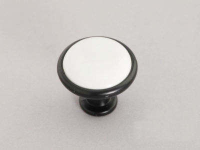 10Pcs Ceramic ?Porcelain Ceramic Drawer Pull Handle Hardware Knob (Diameter:33mm) [Ceramic Cabinet handle And Knob]