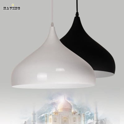 32cm lamp semicircle aluminum chandeliers restaurant droplight nordic minimalist modern living room lamps