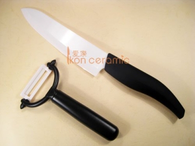 5 set / lot High Quality Zirconia New 100% 2-piece Ikon Ceramic Knife set (Free Shipping) [ Wholesale Ceramic Knives 41|]