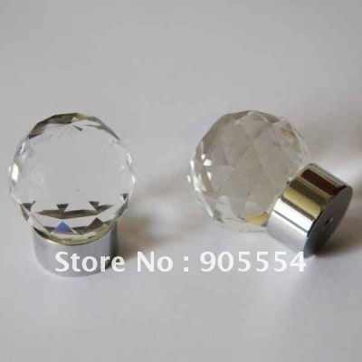 D30mmxH38mm Free shipping crystal furniture cabinet knobs