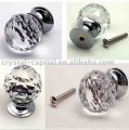 D30mmxH43mm Free shipping copper base with K9 crystal glass drawer knobs