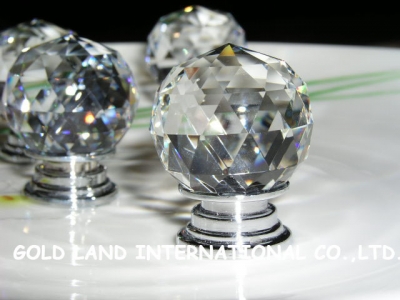 D50mmxH50mm Free shipping crystal glass furniture knobs