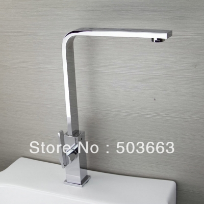 Deck Mounted Chrome Single Lever Kitchen Swivel Sink Faucet Mixer Tap Vanity Faucet L-3811