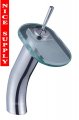 Faucet Glass Waterfall Bath Basin Water tap b224 Mixers and Taps