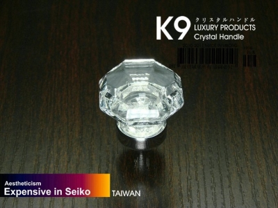 Free Shipping (30 PCs) 33mm VIBORG K9 Glass Crystal Knobs Drawer Pulls& Cabinet Handles&Cupboard Knobs&Drawer Knobs, SA-954