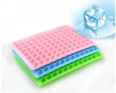 Free shipping,Silicone diamond cube ice mold/Tray, 96 files/slots frozen cells, drop shipping