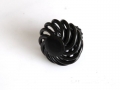 Furniture Drawer Pull Handle Black Birdcage Iron Material ( D:35MM H:35MM )