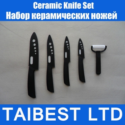Kitchen Ceramic Knife sets 3''+4''+5"+6"+peeler