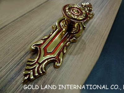 L125.5mm Free shipping pure copper cabinet drawer handle [Pure Copper Furniture Knobs &]