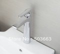 Luxury Shine Chrome Bathroom Basin Sink Waterfall Spout Faucet Vanity Faucet Mixer Tap L-6035