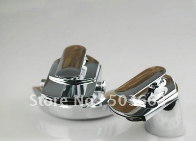 Matching Lavabo Polished Chrome Waterfall Bathroom Basin Sink Mixer Tap Faucet CM0182
