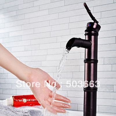 New Single Handle Oil Rubbed Bronze Single Hole Bathroom Faucet Sink Mixer Tap Basin Faucet Vanity faucet L-402 [Bathroom faucet 62|]