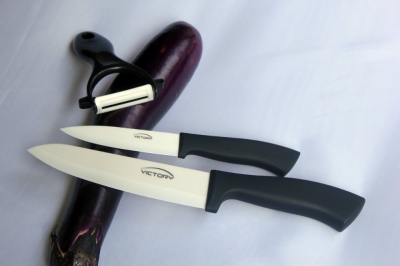 VICTORY ,3PCS/set, 4 inch+6 inch+peeler Ceramic Knife sets with Retail package, CE FDA certified(Free Shipping)