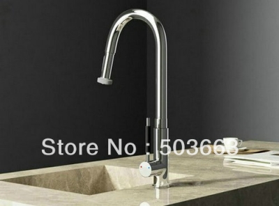 Wholesale Kitchen Brass Faucet Basin Sink Pull Out Spray Mixer 90cm Tap S-736