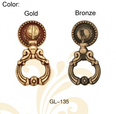 Wholesale! Retail! Free shipping ! Europe type furniture pure Copper handle & Knobs handles knob GL-135