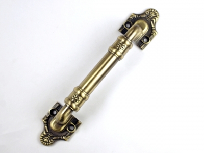 312-248 large surface mounting antiqued bronze alloy handles screws installed available for cabinet/kitchen [pulls-109-3]
