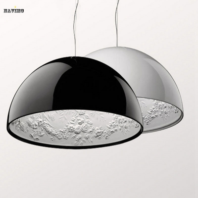 dia 40cm/60cm,modern black&white sky garden chandelier pendant lamp with e27 light,best decoration lamp for bedroom,living room
