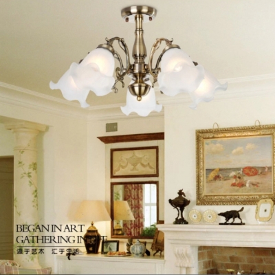 european brief ceiling light living room bedroom lamp lighting ceiling lamps 5 lights 110-220v [ceiling-light-5654]