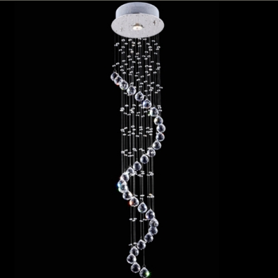 led crystal ceiling lamp dia 200mm*h 800mm 110v/220v [ceiling-light-5479]