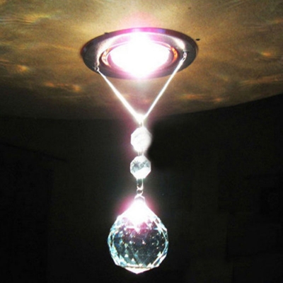 led crystal light 3 watt flush mounted led spot light crystal lamp for aisle hallway clear crystal chandeliers