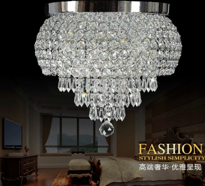 new beautiful design dia400*h370mm led pendant lights for dining room modern, lustres crystal lamp [crystal-pendant-light-4893]