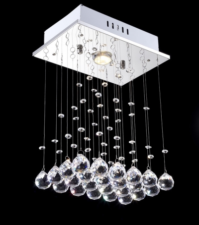 new design lots of stock luxury crystal mini chandelier light with name brand l300*h400 1 gu10