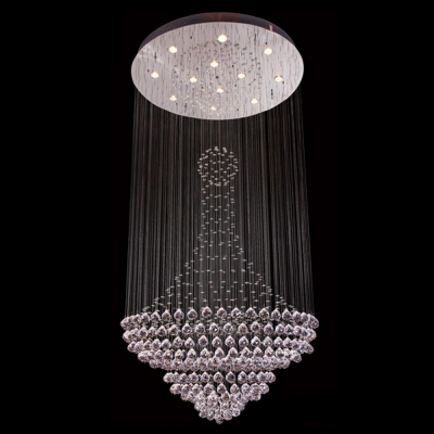 new lustre design chandelier crystal light chandelier flush mount modern staircase chandelier lighting