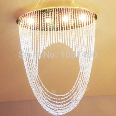 promotion s new oval crystal chandelier lighting fixtures