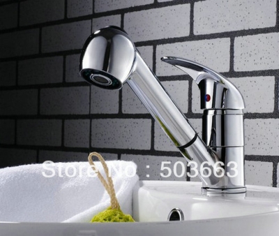 pull out faucet chrome swivel kitchen sink Mixer tap b533 FAUCET [Kitchen Faucet 1373|]