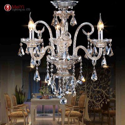 special offer 3 bulbs european based luxury crystal chandeliers for bedroom living room towns & lighting e14 z002
