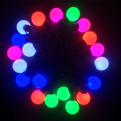 waterproof 5m rgb/warm white large d40mm ball with linkable led string lights for valentine's day,christmas,party,wedding lamp [led-string-light-3601]