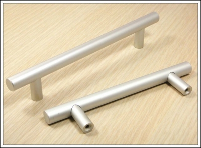 10Pcs Furniture Hardware Solid Aluminum Kitchen T Bar Handles And Drawer Cabinet Bar Handle ?(C.C.:128mm,Length:176mm)