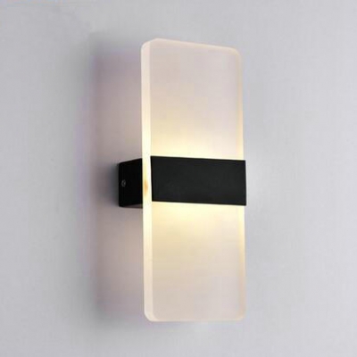 140*60mm mini acrylic wall lamp bedside lamp modern minimalist bedroom living room hallway light 3w warm white led wall sconce [led-acrylic-lamps-4600]