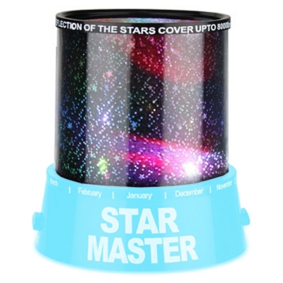 2pc romantic blue kid chidren night light master star sky cosmos universal table desk lamp projector christmas gift present [night-light-6440]