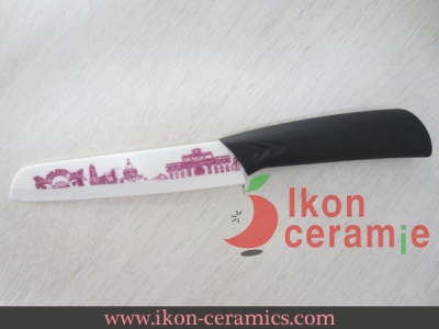 China Ceramic Knives,6 inch 100% Zirconia Ikon Ceramic Chef Knife.(AJ-6002W-CB-DP)