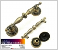 Classical style Bronze Antique Style Cabinet Pull Door Handle( C.C.64 mm Length:90 mm)