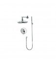 Free Ship Bathroom Rain Shower Faucet Grand Shower Head Brass Set CM0610