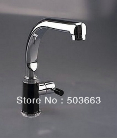 Pro Single Handle Chrome Brass Kitchen Basin Faucet Vessel Sink Mixer Tap L-0001 [Kitchen Faucet 1596|]