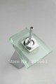 Rotate Handles LED Water Power 3 Colors Waterfall Bathroom Basin Sink Mixer Tap Polished Chrome Faucet CM0179