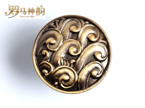 Single Hole Antique Bronze Color Cabinet Knob and Furniture Hardware,Drawers Pull and Handle