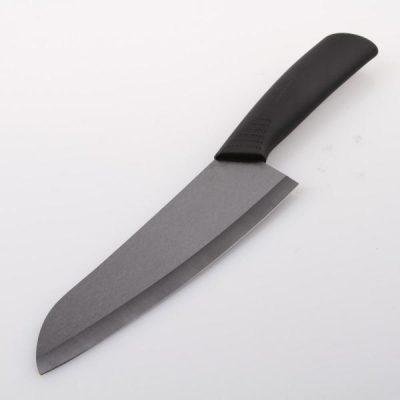 Wholesale 2013 New Ceramic Knives for the Kitchen Black blade 7" knife+Retail Box Chef Fruit Utensils Camping Knife Ultra Sharp