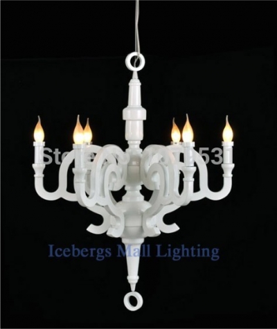 [d700mm]modern white moooi paper chandelier pendant lamp with 6 heads e14/e12 lights,residential lighting [other-types-7504]