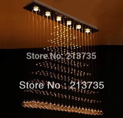 holiday modern crystal chandelier 6 lights , modern crystal lighting l100cm* w20cm * h100cm [ceiling-light-5505]