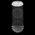 long spiral crystal chandelier light fixture crystal lamp lustres lighting fitting for stair / foyer/ hallway