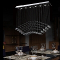 luxuriant flush mount modern crystal chandlier lamp contemporary crystal chandelier with polished chrome curtain style lamps
