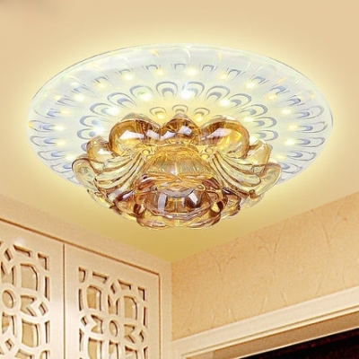 modern led aisle lights crystal entrance lights 12w surface mounted/embedded ceiling light hallway/el/living room lamps led