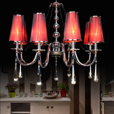 modern led chandelier for wedding favors and gifts crystal lighting lustre sala de jantar cristal romantic home chandelier [bedroom-2733]